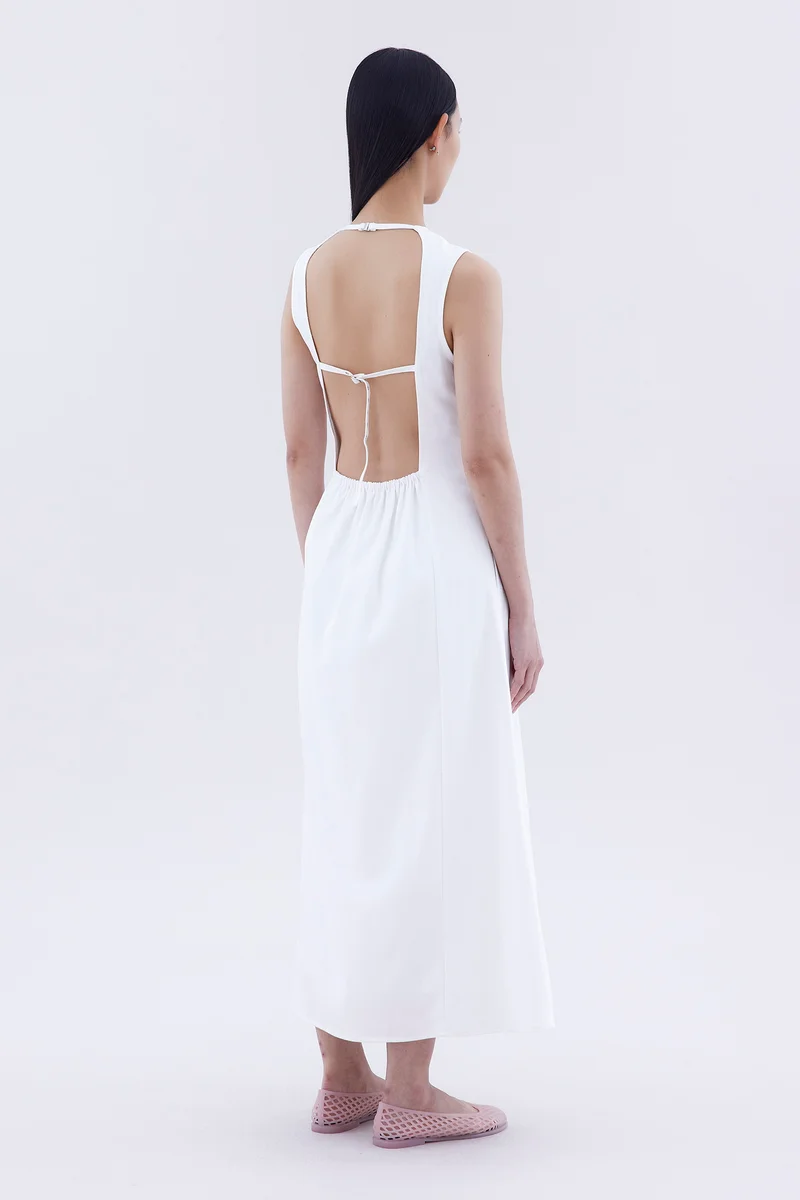 Jeroe Open-Back Dress