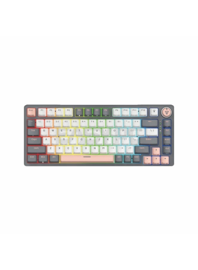 Fantech Atom Pro83 MK913 Mechanical Gaming Keyboard Red Switch EN Stellar Edition - Saturn - Image 1