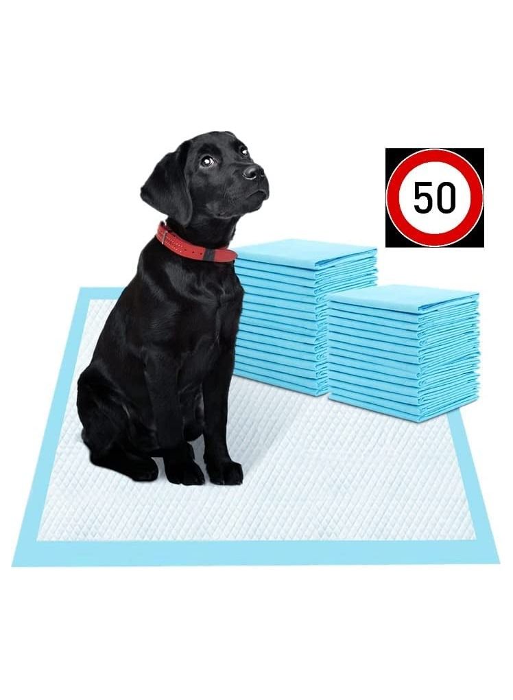 Cherry Medical Supply 50-Pieces Packed In 5 Pouches 60 Cm X 90 Cm Xl Pet Training Pads And Puppy Pads Super Absorbent  - Image 1