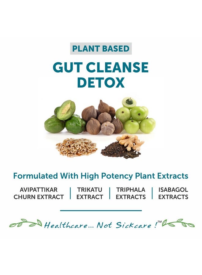 Bliss Welness Bliss Welness Gut Detox | Trikatu Isabgol Triphala Avipattikar Kalajeera | Health Cleanse Purify | Stomach Cleanse Purify Digestion Metabolism Toxin Removal Acidity Gas Control Supplement - 120 Vegetarian Tablets  - Image 5