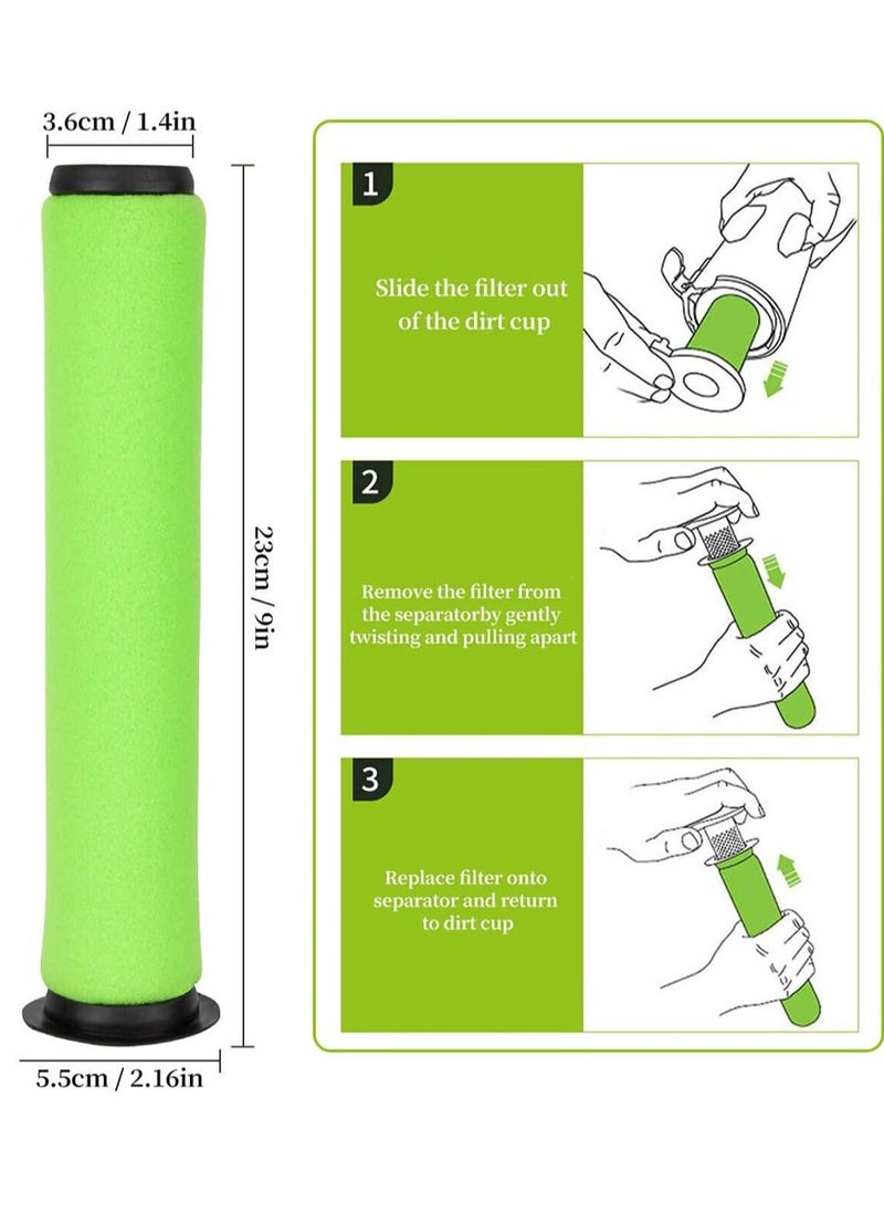 Y&D - SYOSI, Replacement Filter Element for Gtech Airram MK2 and K9, Filters Compatible with Cordless Vacuum Cleaners - Image 1