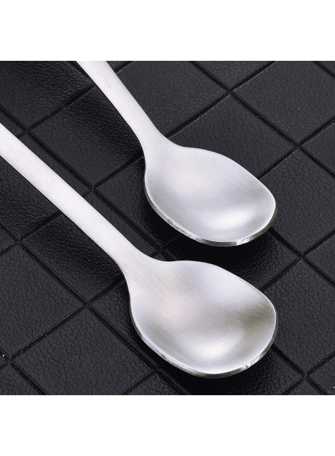 304 Stainless Steel Seasoning Spoon Household Coffee Spoon Ice Spoon Mixing Spoon Seasoning Tank Seasoning Spoon Direct Supply-Color:3 Models (10cm)  - Image 4