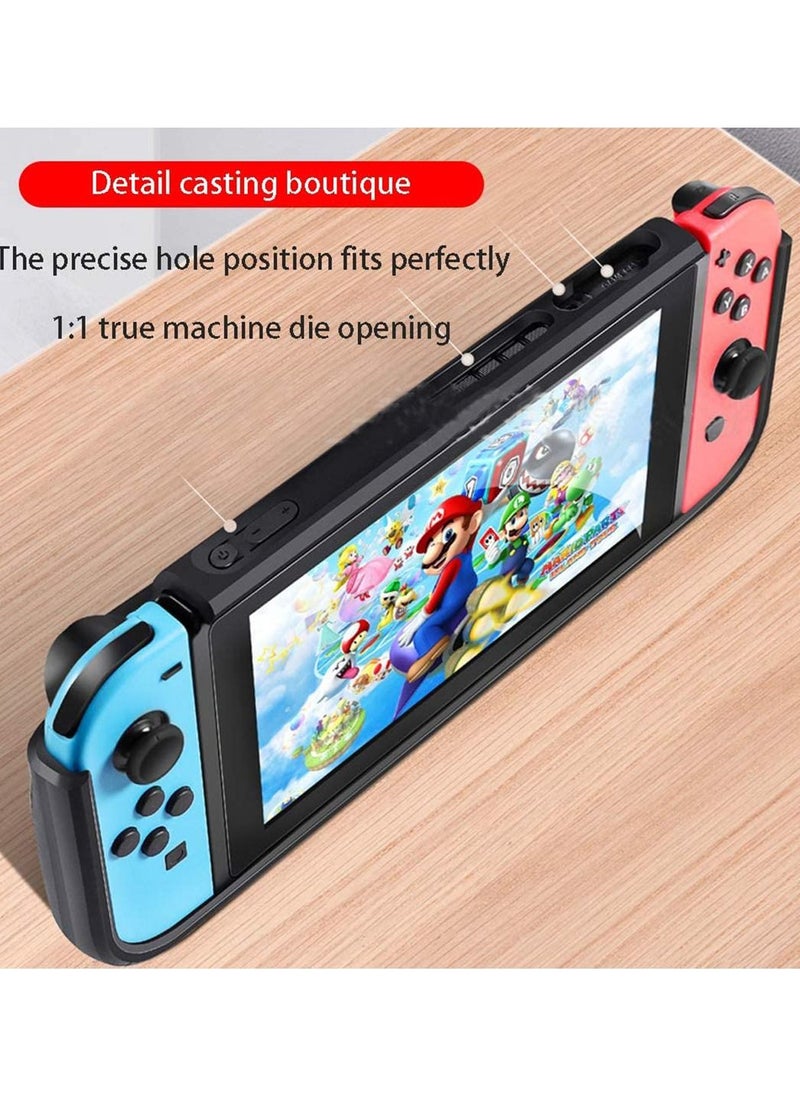 SYOSI Protective Case for Nintendo Switch Dockable 7 Storage Slots for Game Cards and Compact Multi Angle Holder Play Stand for Nintendo Switch Grip Cover  - Image 3
