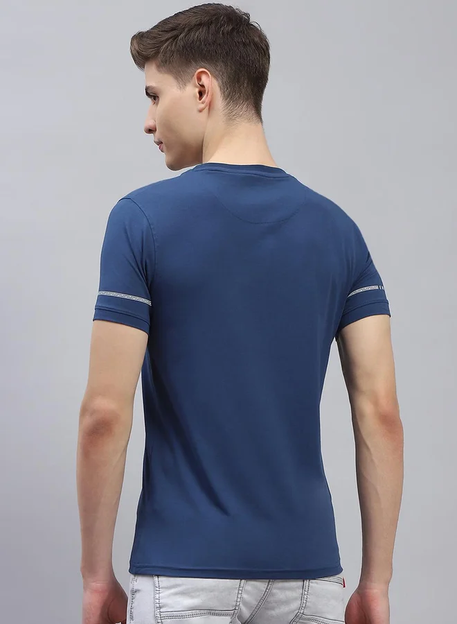 Monte Carlo Graphic Printed Round Neck Regular Fit T-Shirt
