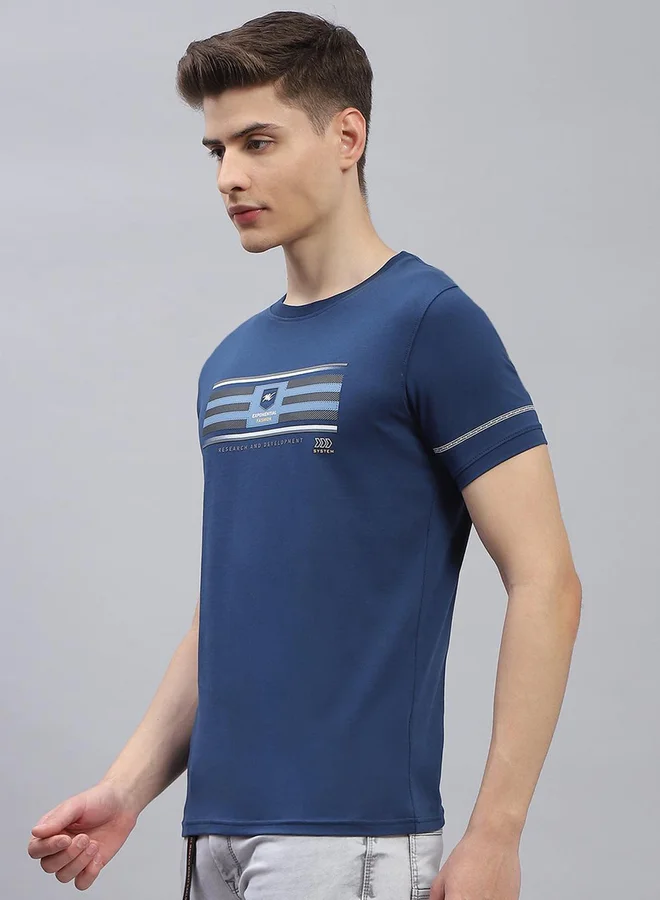 Monte Carlo Graphic Printed Round Neck Regular Fit T-Shirt