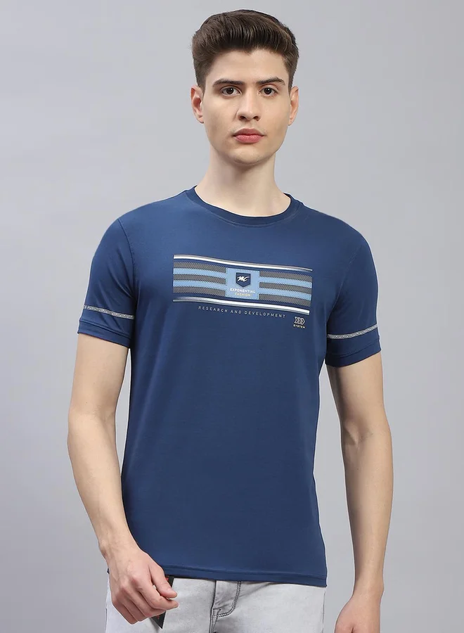 Monte Carlo Graphic Printed Round Neck Regular Fit T-Shirt