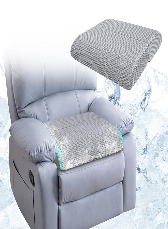 KAVIL Recliner Chair Cushions For Elderly Long Sitting, Extra Large Cooling Seat Cushion Support For Couch, Armchair - Seniors Chair Thick Foam Pad With Non-slip Base For Tailbone Pressure Relief Pain - Image 1