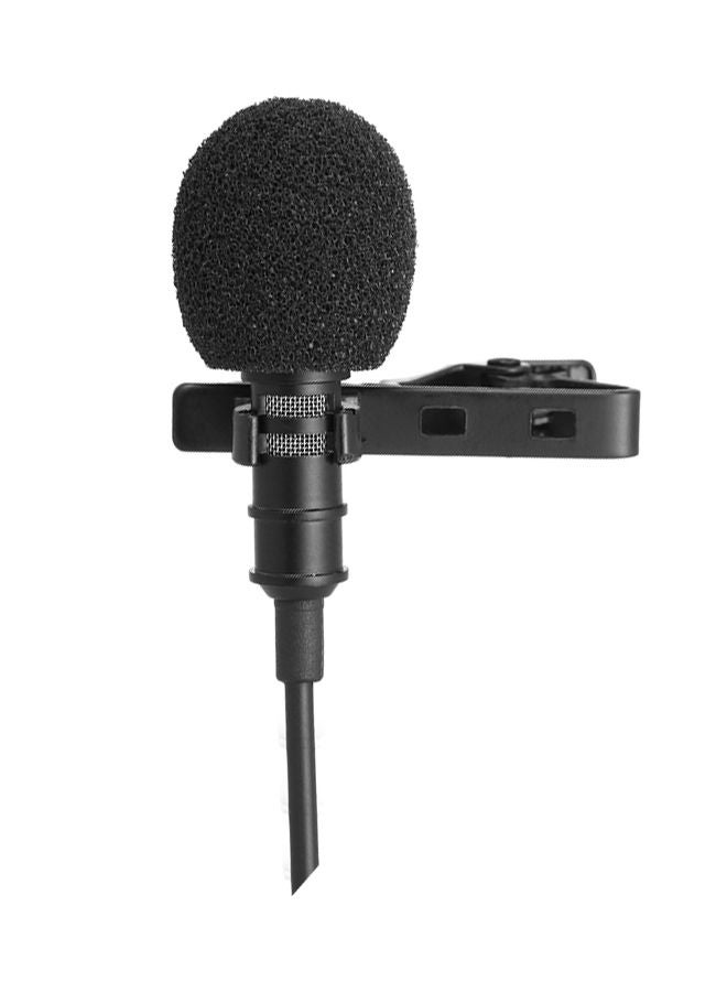 NIBEMINENT Mini Microphone Collar Clip Out Wire with Lapel V6549 Black - Image 2