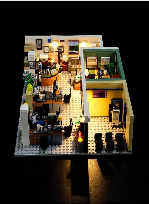 BRIKSMAX Led Lighting Kit for LEGO-21336 The Office - Compatible with Lego Ideas Building Blocks Model- Not Include Lego Set