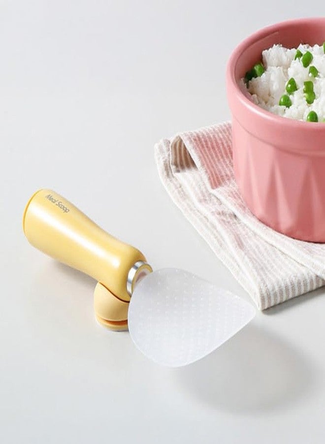 PAREEK Maid Scoop Premium Rice Paddle, Stainless Steel with White Handle, Kitchen Serving Utensil for Rice and Grains - Image 5