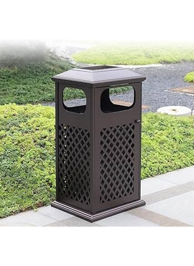 Huitich Durable Outdoor Dustbin for Home and Commercial Use – Black  - Image 2
