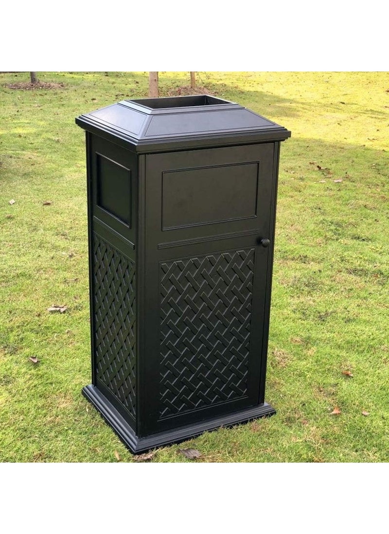 Huitich Durable Outdoor Dustbin for Home and Commercial Use – Black  - Image 3