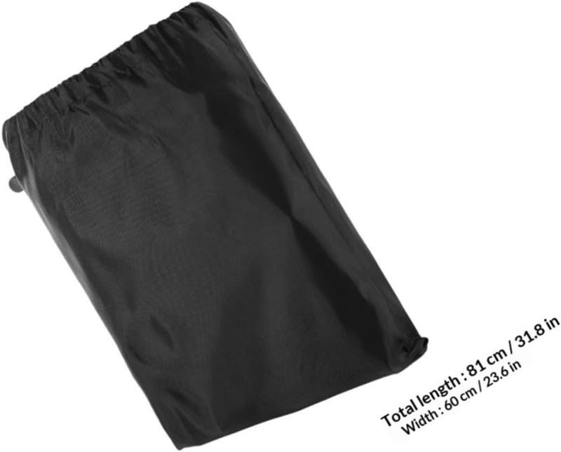 Abaodam Generator Cover Outdoor Black 210d Oxford Fabric 32x24x24 Inch Weather-resistant Dustproof Rainproof Storage Accessory for Portable Generators - Image 2