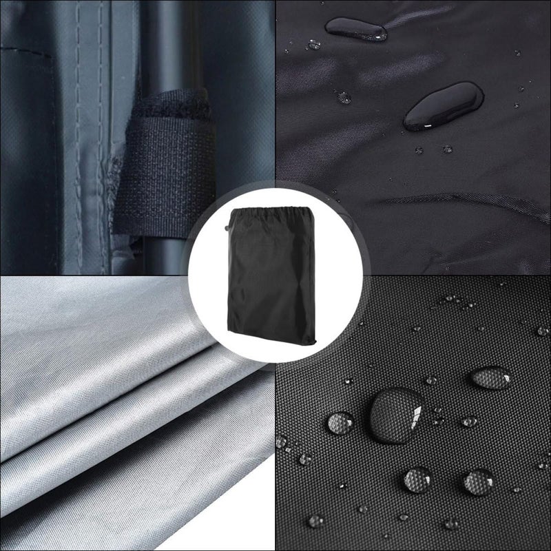 Abaodam Generator Cover Outdoor Black 210d Oxford Fabric 32x24x24 Inch Weather-resistant Dustproof Rainproof Storage Accessory for Portable Generators - Image 3