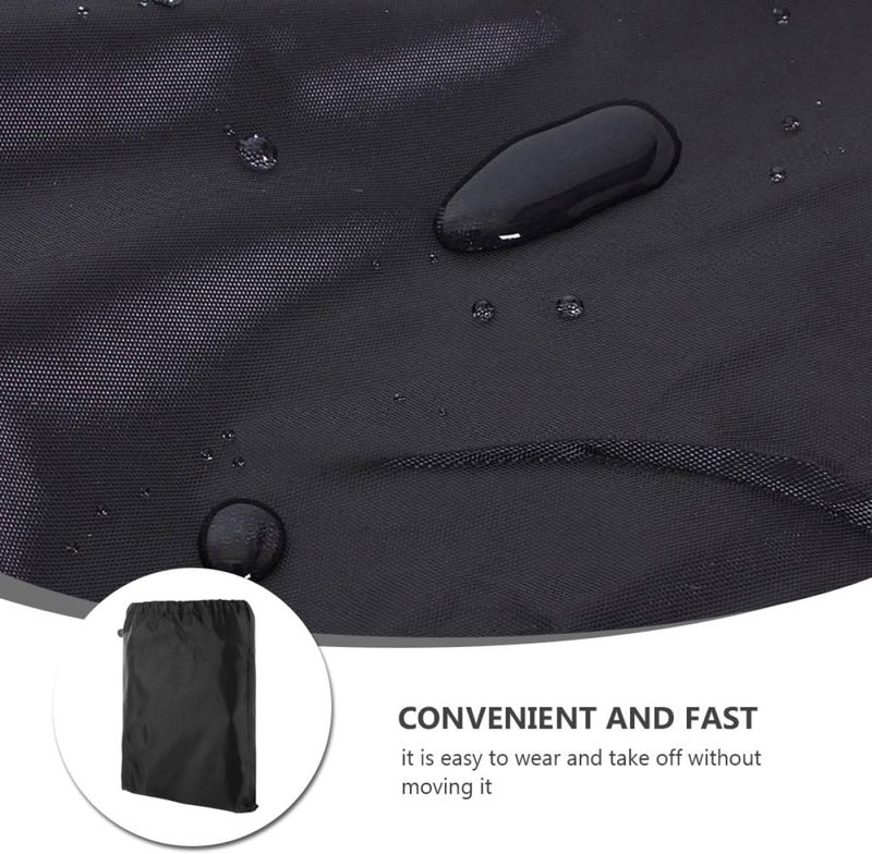 Abaodam Generator Cover Outdoor Black 210d Oxford Fabric 32x24x24 Inch Weather-resistant Dustproof Rainproof Storage Accessory for Portable Generators - Image 4