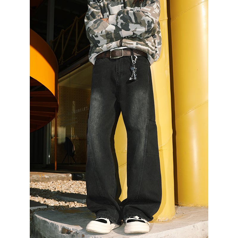 Unisex Casual Daily Denim Jeans - Image 4