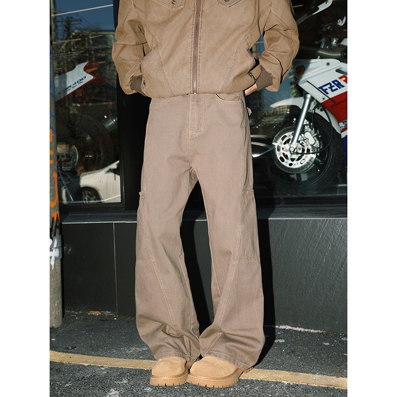 Unisex Casual Daily Denim Jeans - Image 5