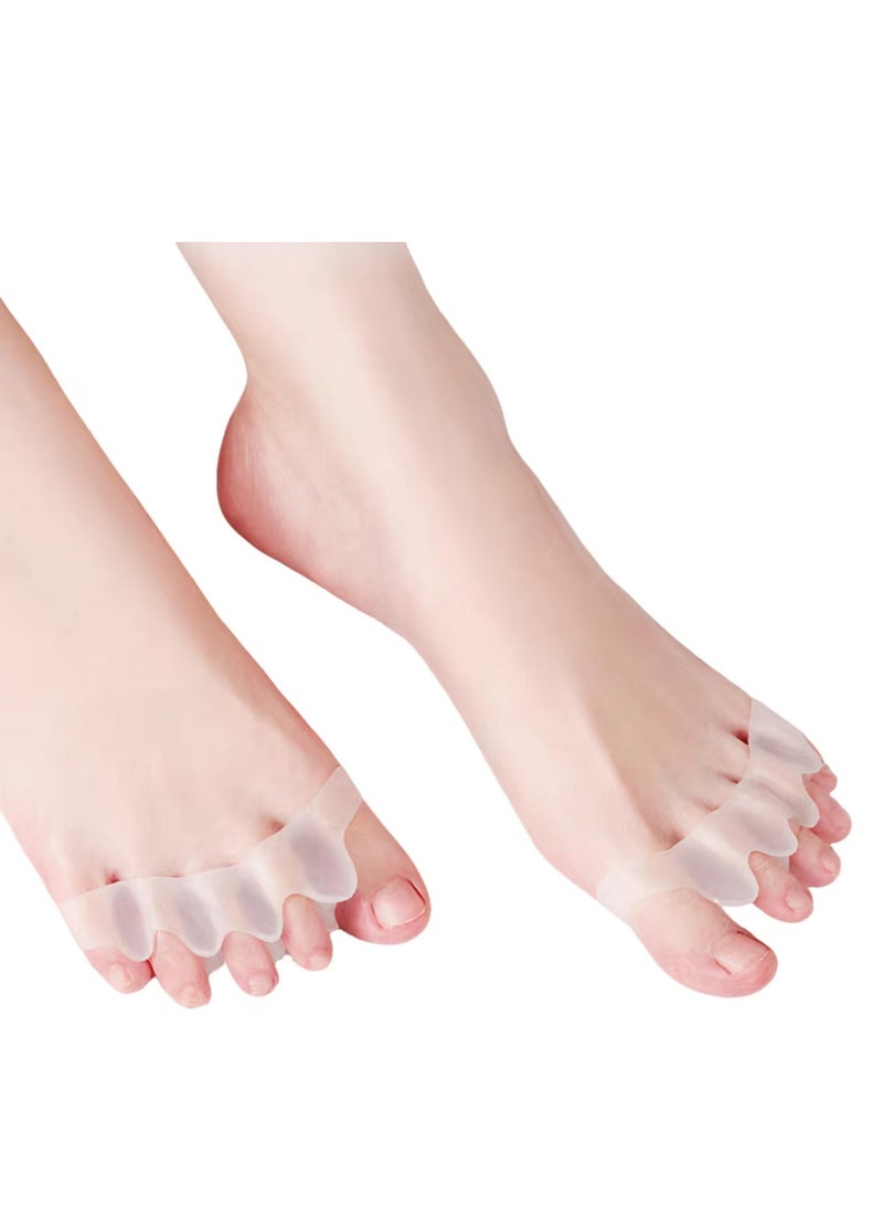 SZOXST Bunion & Hallux Valgus Corrector, Toe Separator & Splint for Bunion Pain Relief, Adjustable Orthopedic Brace for Men & Women, Day/Night Use, Left/Right Foot, Medical Grade, White, 2 Pack - Image 1
