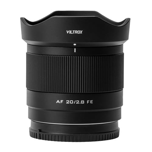 VILTROX 20mm f2.8 FE, 20mm f/2.8 e-Mount Full Frame Camera Lens Ultra Wide Angle Auto Focus Lens for Sony a7CR a7C a7CII a6700 ZV-E100 a6400 a6600 a7III a7IV - Image 1