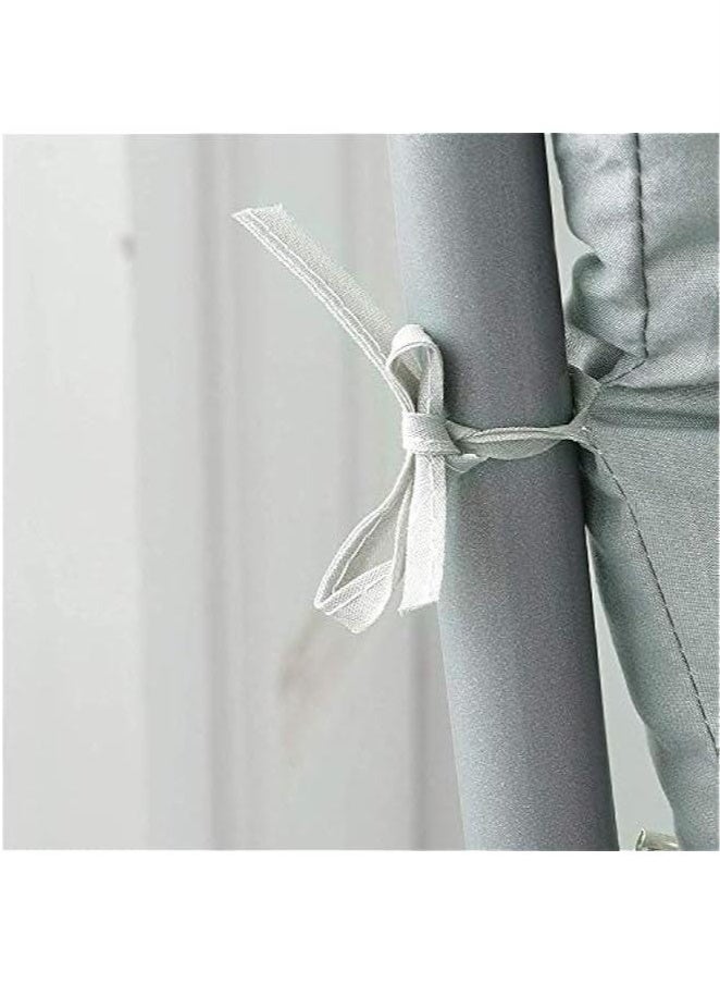 Bukela Lounge Chair Cushion Pad,Thickened Patio Garden Indoor Outdoor Rattan Recliner Portable Sustainable Sun Lounger Cushion,Window Seat Mattress Gray 48x120cm(19x47inch) - Image 5