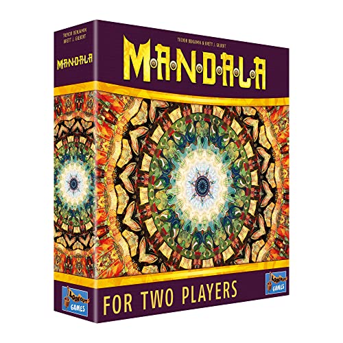 Asmodee Mandala Board Game | Challenging Two-Player Game with Beautiful Abstract Art | Strategy Board Game for Adults and Kids | Ages 10+ | 2 Players | Average Playtime 30 Minutes | Made by Lookout Games - Image 1