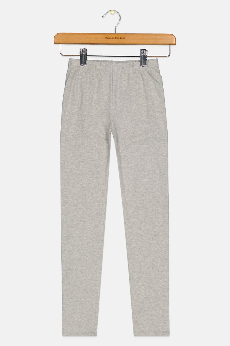 GAP Kids Girl Heather Pull On Leggings, Grey - Image 1