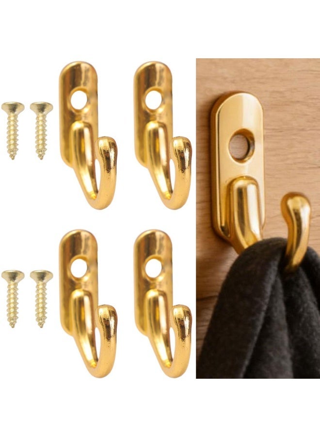 Vintage Wall Mounted Metal Hooks for Hanging Jewelry Keys Towel Bag Small Hangers Bathroom Kitchen Storage Hook Rack with Screw - Image 1