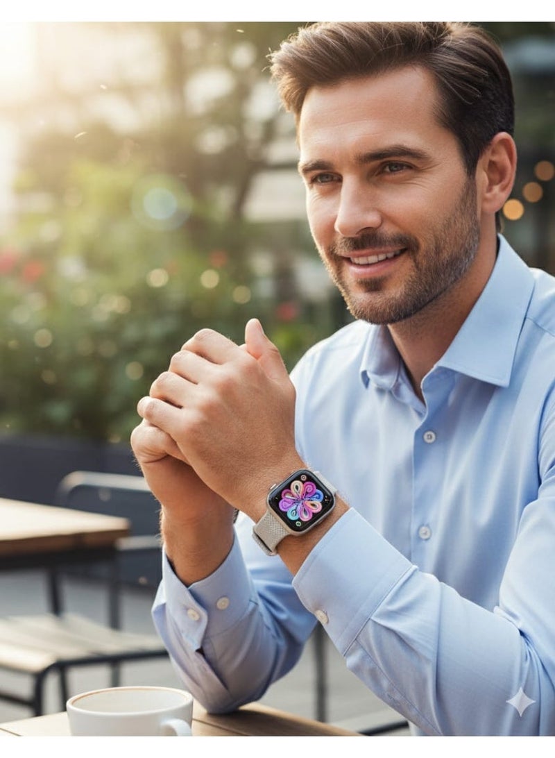 هونج كونج ساعة ذكية HK9 Pro Max مقاس 45mm بشاشة AMOLED ومقاومة للماء ومراقبة صحية متطورة – متوافقة مع الأندرويد والآيفون - Image 5