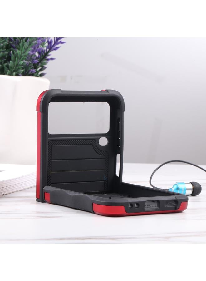 اس-توب جراب لهاتف Samsung Galaxy Z Flip4، جراب هاتف مضاد للانزلاق ومقاوم للصدمات - Image 5