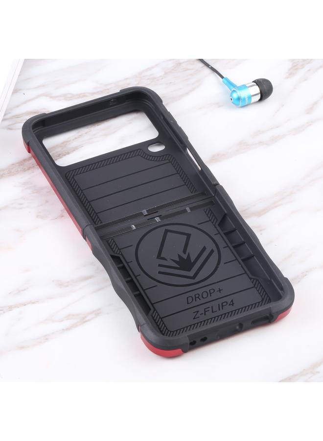 اس-توب جراب لهاتف Samsung Galaxy Z Flip4، جراب هاتف مضاد للانزلاق ومقاوم للصدمات - Image 3