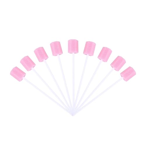 RADIONICS 100Pcs Disposable Oral Care Swabs-Soft And Gentle For Infant Teething And Hygiene,Pink - Image 5