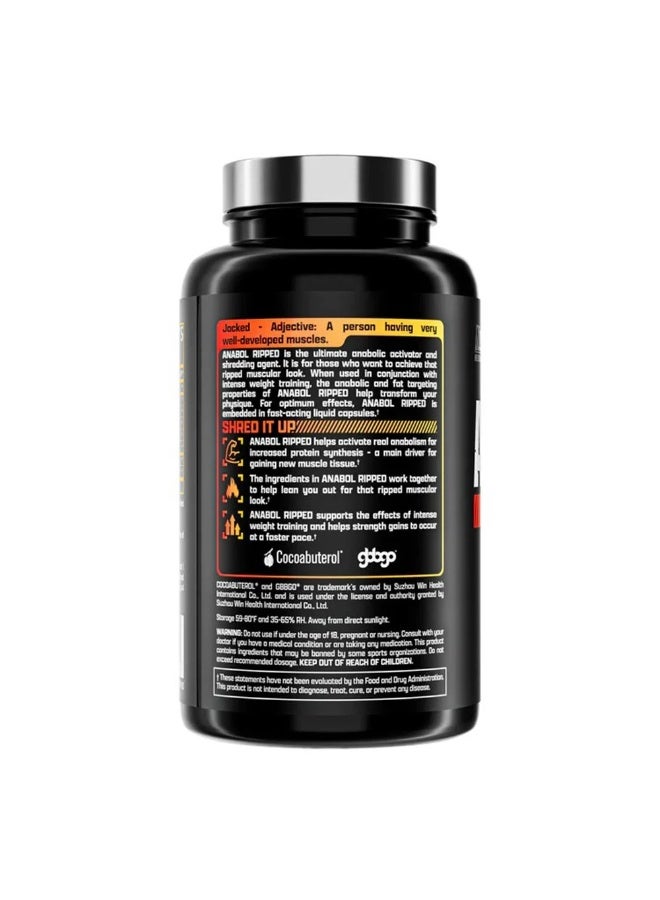 Nutrex Research Nutrex Anabol Ripped – 60 Capsules Muscle Growth & Shredding Supplement | Anabolic Activator for Men - Image 2