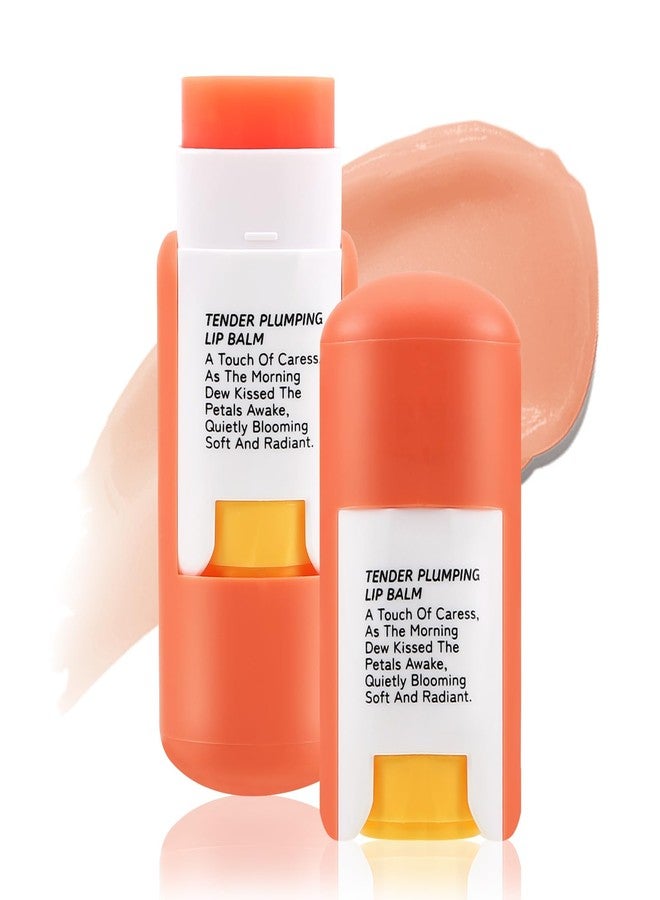 Boobeen Plumping Lip Balm, Moisturizer for Dry Chapped Lips with Fruity Flavor, Cute Mini Lip Care for On-The-Go Hydration - Image 1