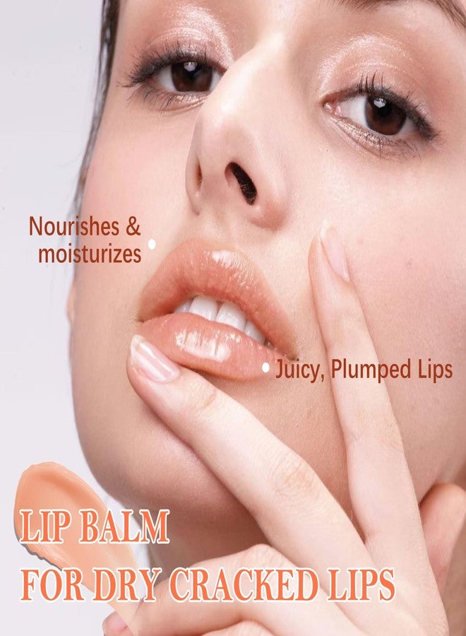 Boobeen Plumping Lip Balm, Moisturizer for Dry Chapped Lips with Fruity Flavor, Cute Mini Lip Care for On-The-Go Hydration - Image 3
