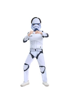 Kids Star Wars Stormtrooper Costume Halloween Outfit White Soldier