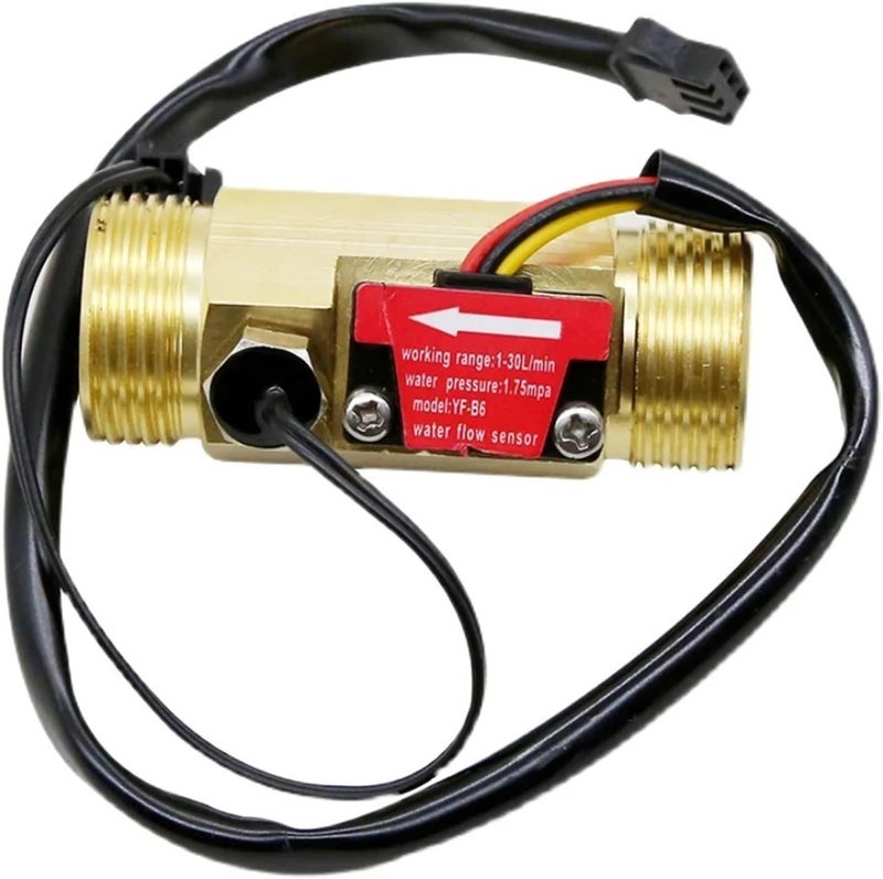 Multi-demand satisfied design Water Flow Meters, 1/2" 3/4" BrassWater Flow Sensor 1.75MPa Hall Sensor Turbine Flowmeter DC5~18V Used To Measure The Flow Of The Medium(DN15) Simplified versatile design Wide daily application Hanging space save All-item unified delivery Classic design alternatives Varied available picks KSA local stock Various color options Precision made Flexible sizing options Budget friendly premium quality Cleaner resistant Confirmed available stock Simple upgraded construction Suburban residential ship Multiple sizes Daily repeated use trusted quality Global assorted color picks Transit & use compatible Easy transit optimized build Dense material Nationwide delivery Polished safe edge Organized shipment arrange - Image 3