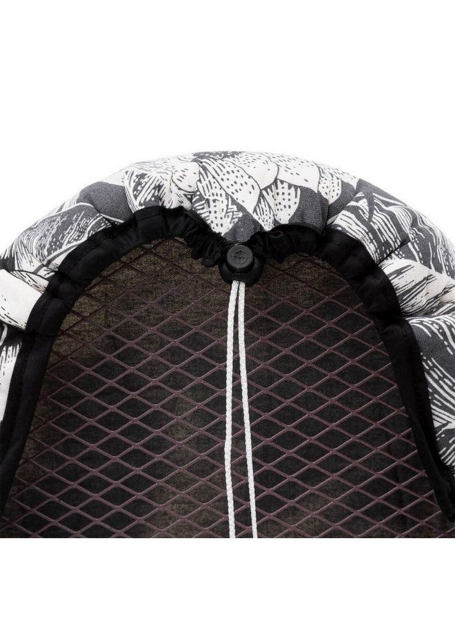 Five Simply Smart Ultra Floral Pattern 5-Layer Ironing Board Cover Grey and White 1 x 55 x 140 cm 186111 - Image 3