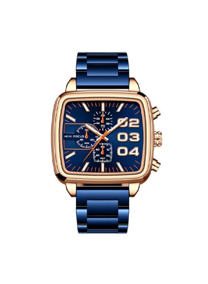 ميني فوكاس ساعة رجالية أنالوج من الفولاذ المقاوم للصدأ MF0314G.02 - Image 2