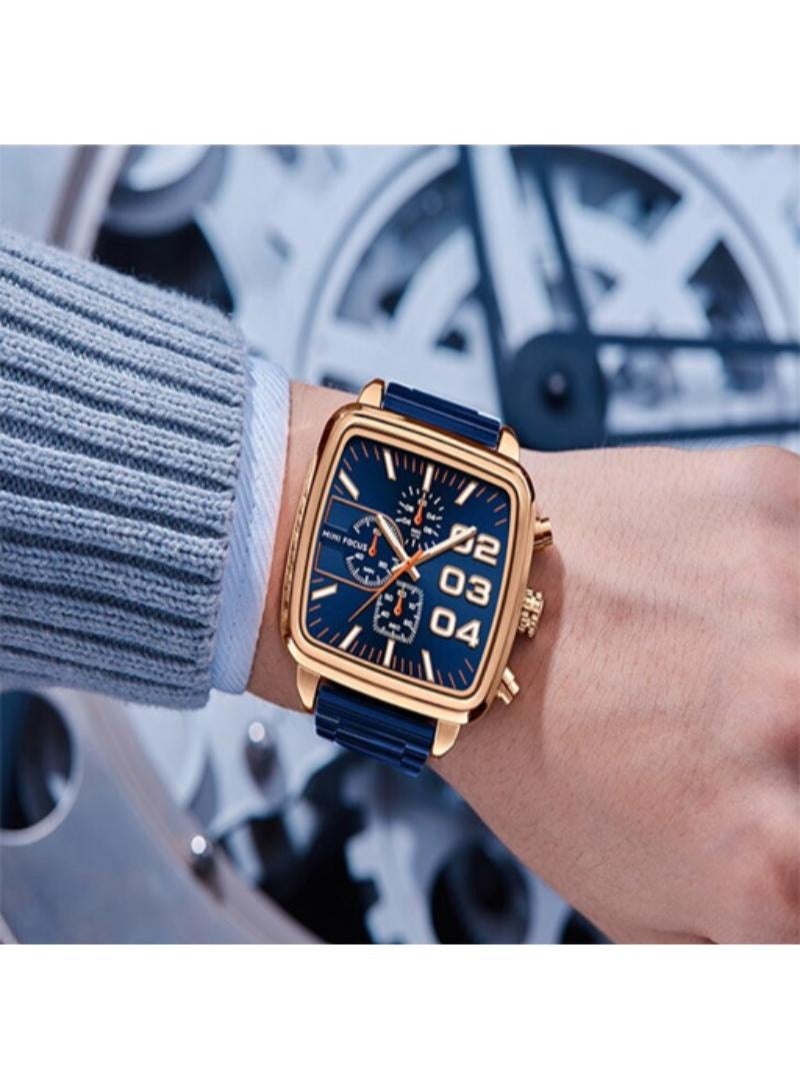 ميني فوكاس ساعة رجالية أنالوج من الفولاذ المقاوم للصدأ MF0314G.02 - Image 3