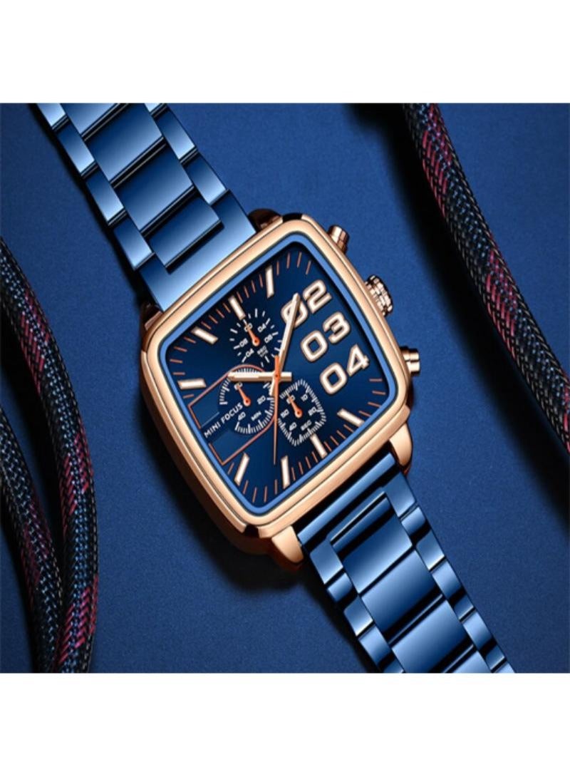 ميني فوكاس ساعة رجالية أنالوج من الفولاذ المقاوم للصدأ MF0314G.02 - Image 4