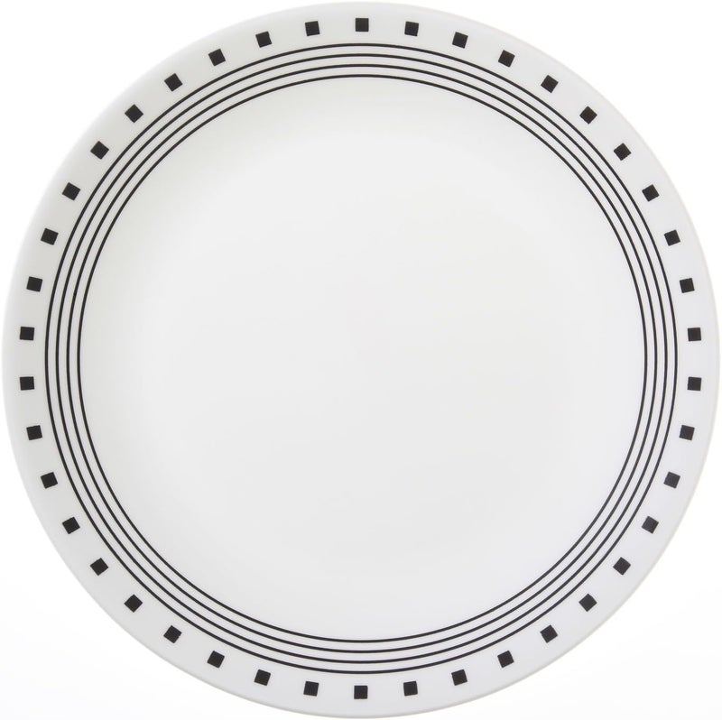 Corelle طقم أطباق عشاء Livingware 1025 City Block مكون من 4 قطع - Image 1
