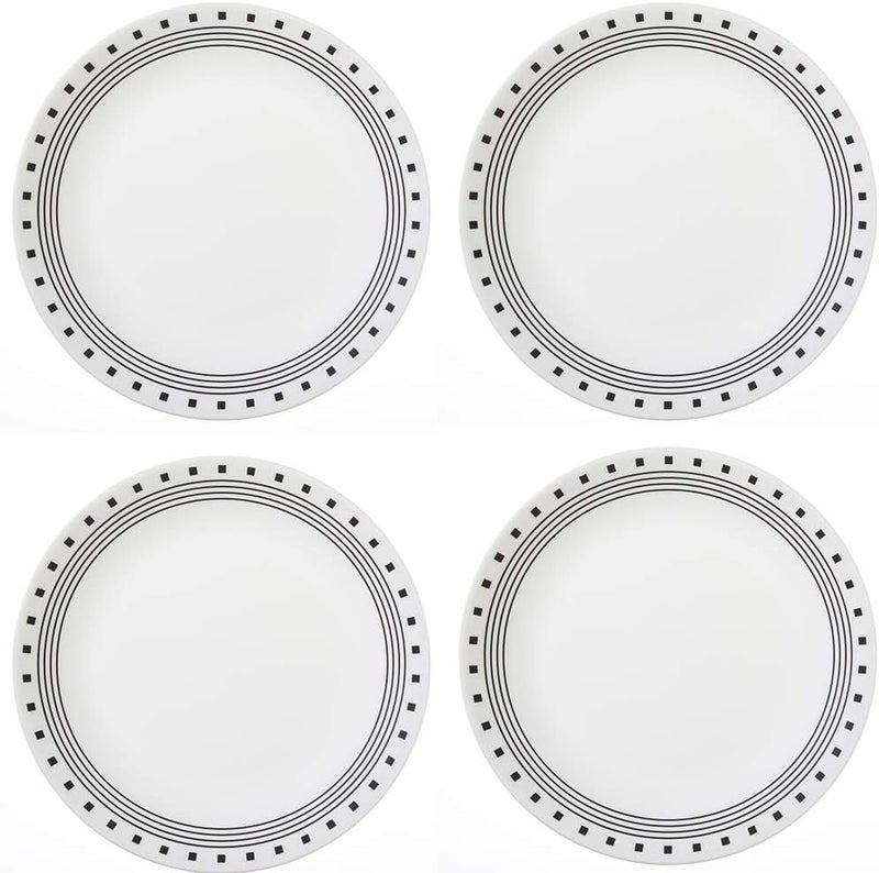 Corelle طقم أطباق عشاء Livingware 1025 City Block مكون من 4 قطع - Image 2