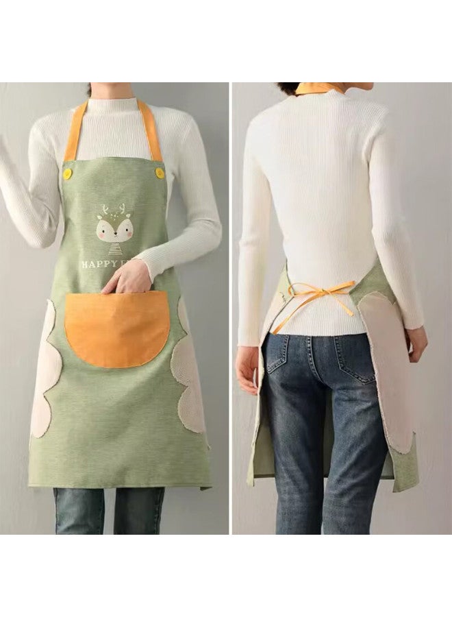 Mengting Waterproof And Oil-resistant A, Kitchen Clothing, Cooking Smock, Waist A, Cooking A, Work Uniform - Image 5