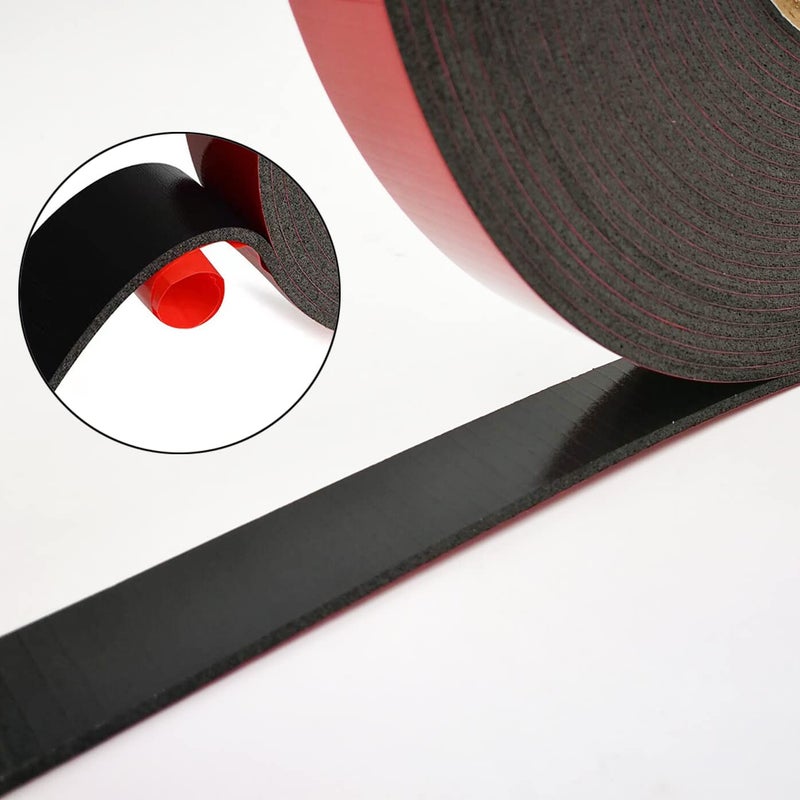 LLPT Double Sided Foam Tape 2 Inches x 50 Ft Durable Adhesive Weatherproof for Fill Gaps Attach Bond and Mount Uneven Or Textured Surfaces (T004B) - Image 2