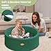 HARBOLLE Baby Ball Pit 354 Soft Round Memory Foam Ball Pits NOT Included Balls Indoor Outdoor Playpen for Babies Toddlers Kids Great Gift for Girls Boys Dark Green - Image 4