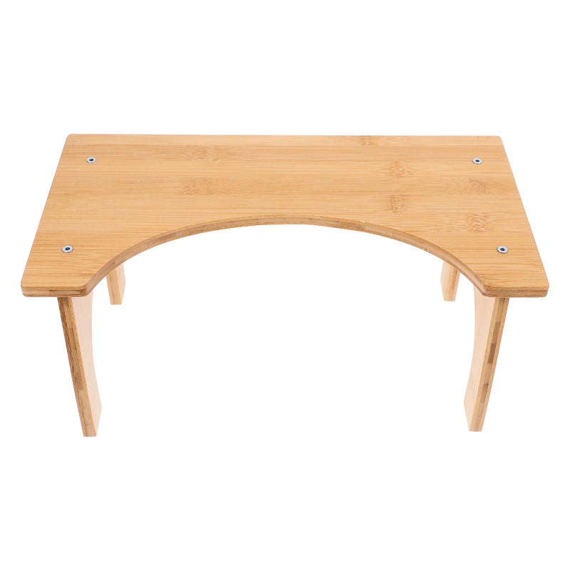 Wood Toilet Stool Squat Bathroom Poop Stool Potty Squatting Stool Toilet Squat Step Stool Bathroom Pooping Stools for Kids Adults - Image 1