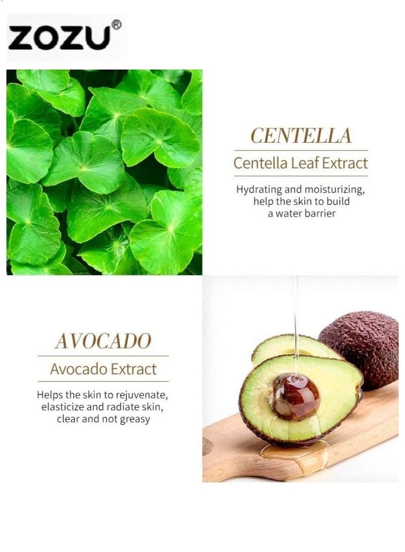 Zozu Smooth Eye Mask | Rich In Avocado | Fruit Essence Moisturizing Eye Patches For Dark Circles | Collagen Eye Bag Patches Removal Stickers | Hydrating Skincare | 30 Pairs - Image 3