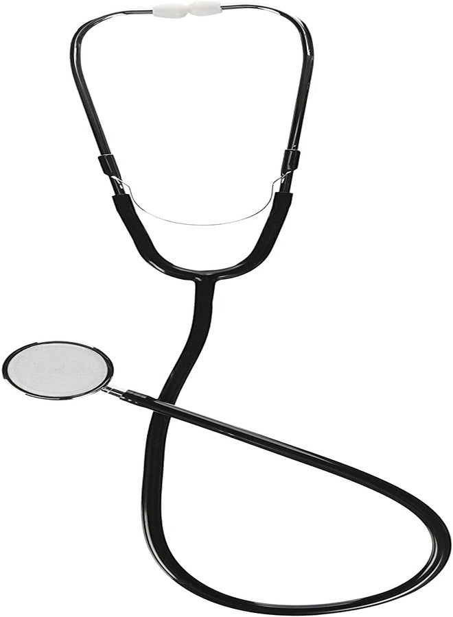 MABIS Stethoscope, Adult Dual Head to Listen to Sounds from Large Organs or Specific Areas of The Body with Large Diaphragm for High or Low Frequencies, 22 Inch Y Tubing, Black - Image 2