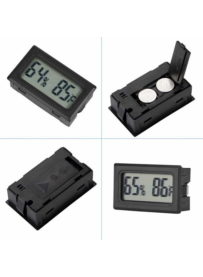 Veanic 4-Pack Mini Digital Electronic Temperature Humidity Meters Gauge Indoor Thermometer Hygrometer LCD Display Fahrenheit (℉) for Humidors, Greenhouse, Garden, Cellar, Fridge, Closet - Image 5