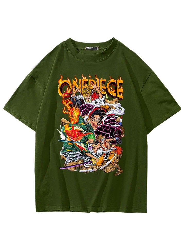KUYING One Piece Short Sleeved T-Shirt 